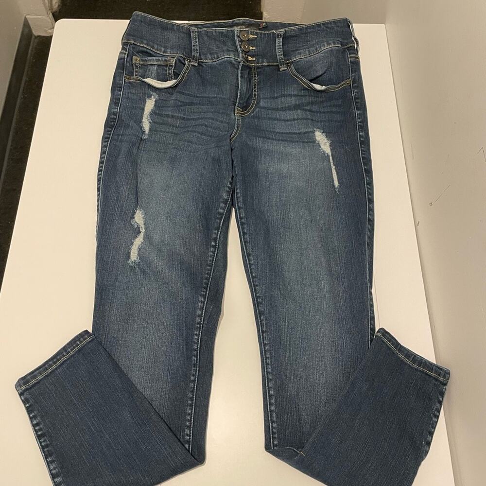 Torrid Premium Denim Jeggings Women's size 12R Stretch Blue Denim Skinny Jeans